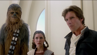 Yep, Han and Leia were definitely either drunk or high when they showed up on Cloud City